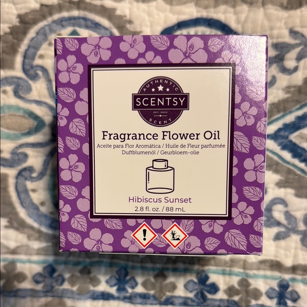Scentsy Hibiscus Sunset Fragrance Flower Oil
